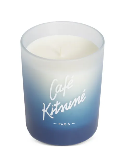 CAFÉ KITSUNÉ logo-print candle