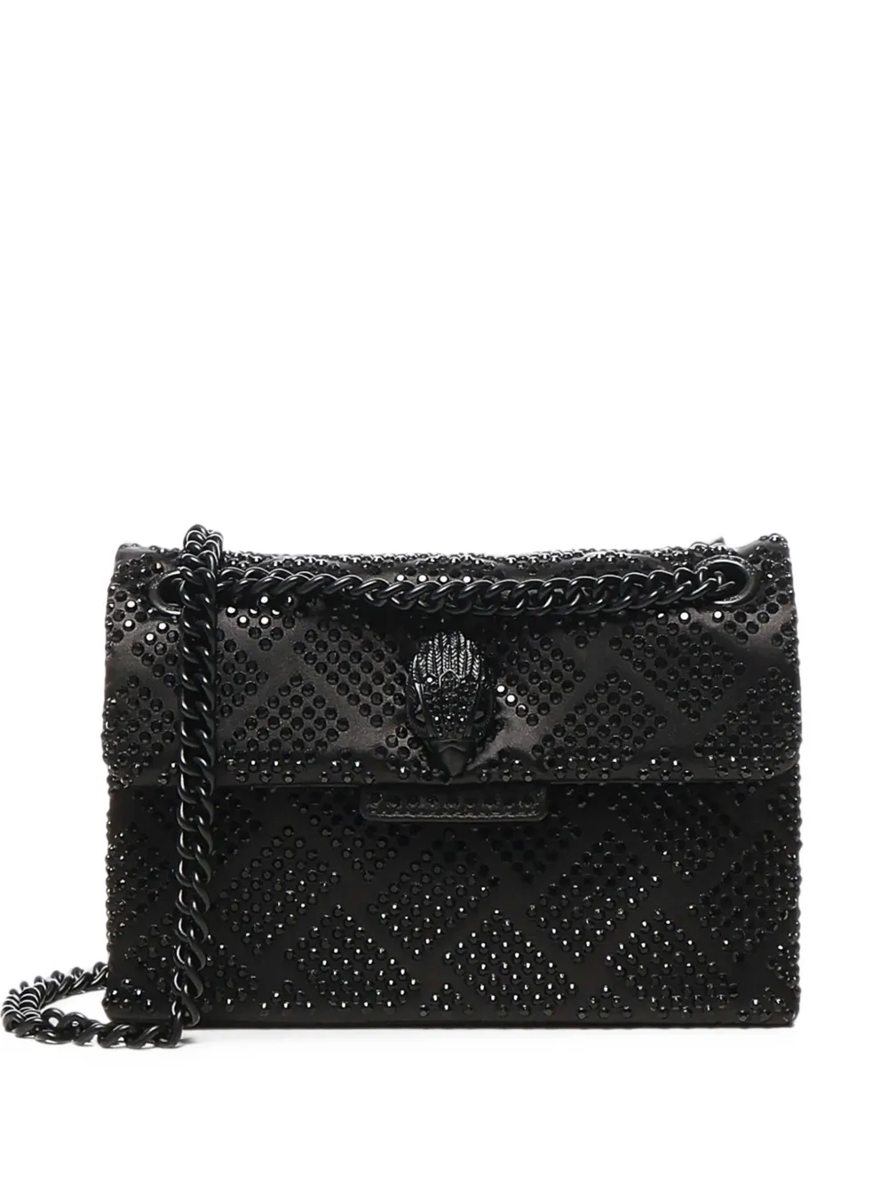 Kurt Geiger London mini crystal Kensington bag - Nero