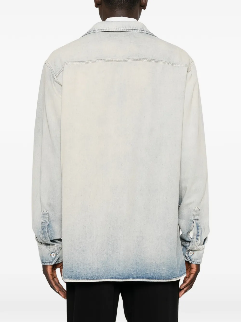 MM6 Maison Margiela Denim jack Blauw
