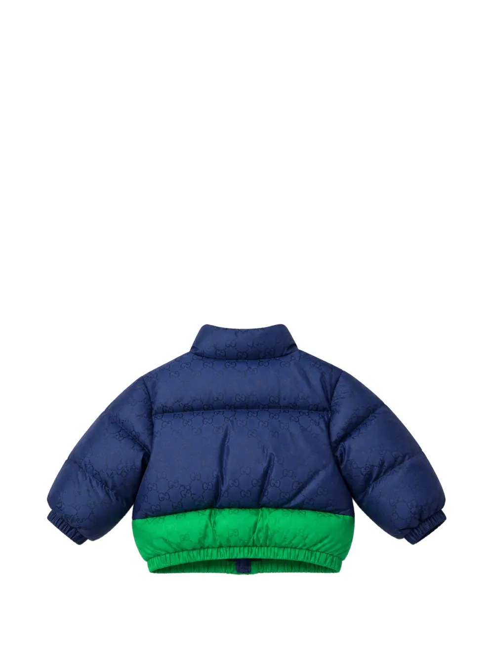 Gucci Kids GG Supreme quilted jacket Blauw