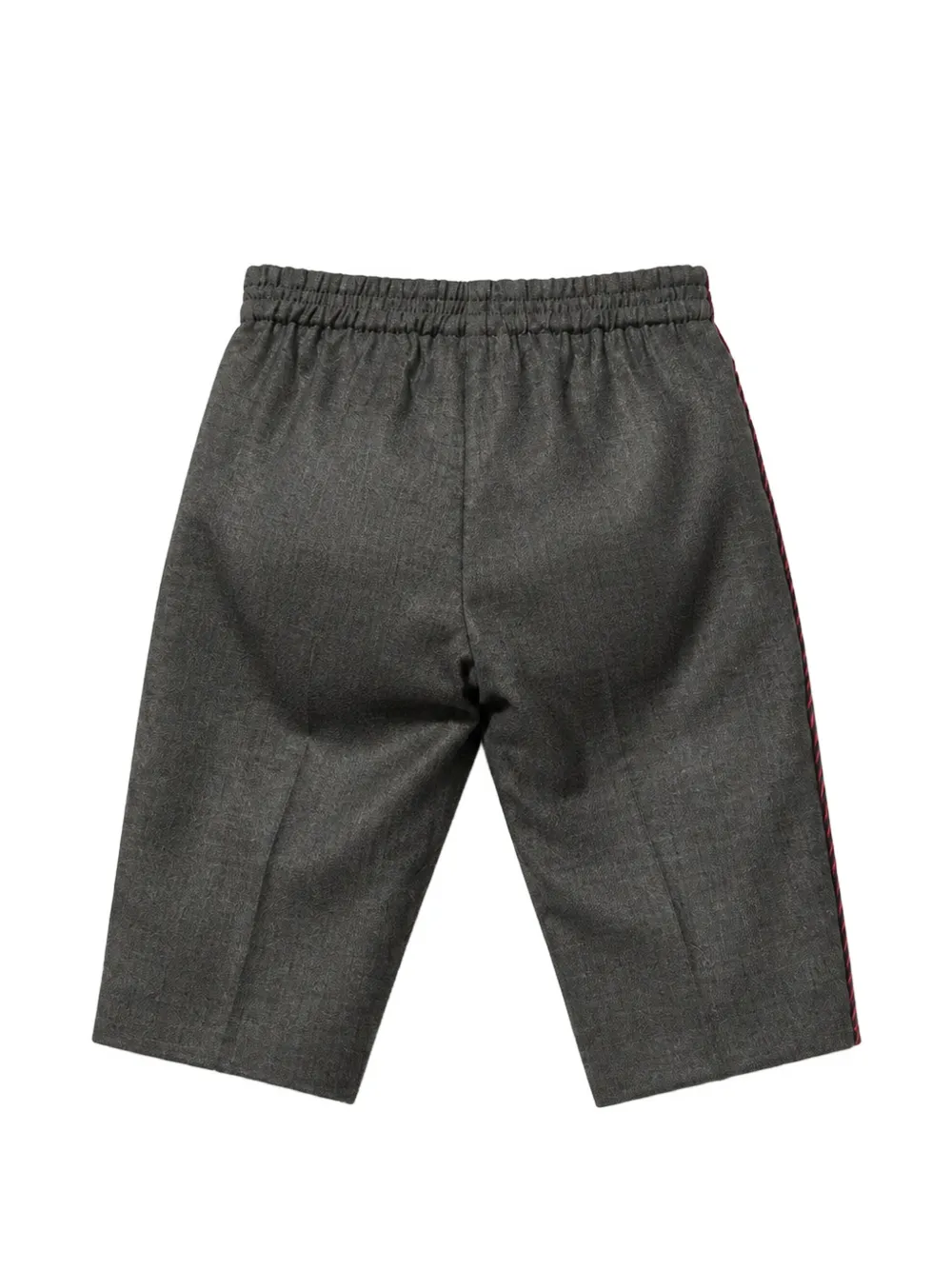 Gucci Kids Web-stripe elasticated-waist trousers Grijs