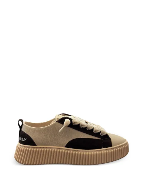 Rhun suede-panelled sneakers