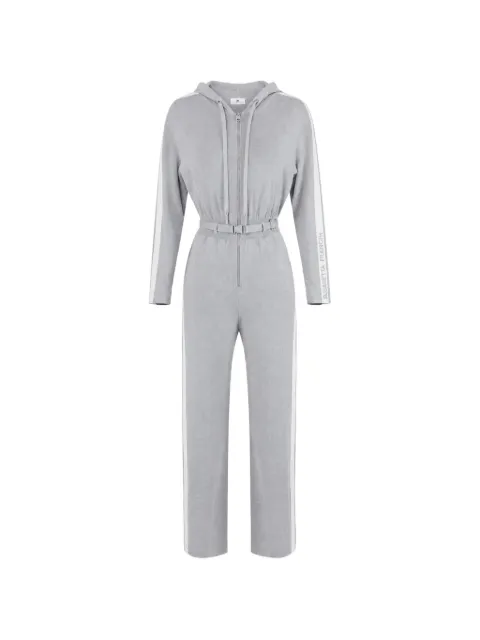 Elisabetta Franchi jumpsuit con capucha y cinturón