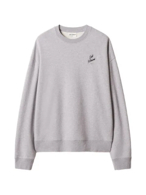 CAFÉ KITSUNÉ Café Kitsuné logo-print sweatshirt