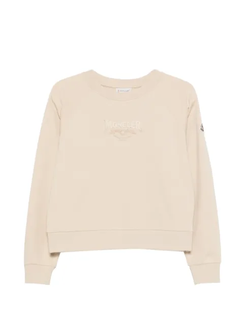Moncler logo-embroidered raglan-sleeve sweatshirt