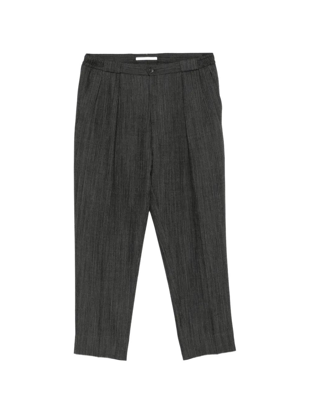 Briglia 1949 herringbone pleated trousers - Gris Briglia 1949 herringbone pleated trousers - Gris