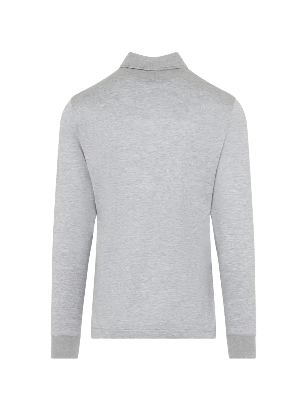 Canali long-sleeve polo shirt Grijs