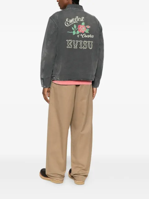EVISU graphic-print jacket