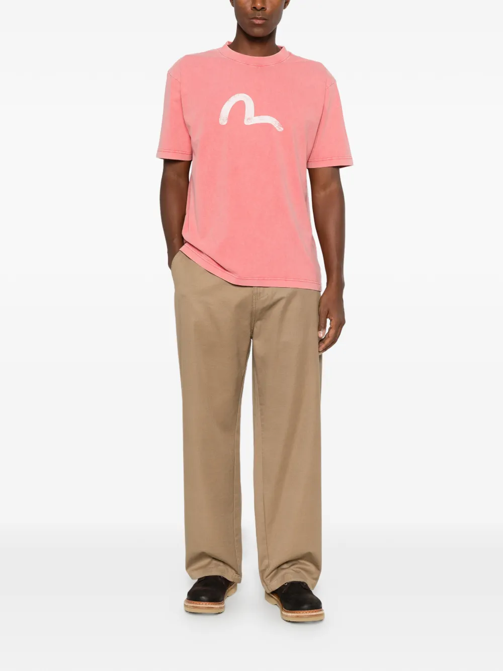 EVISU Seagull-print T-shirt