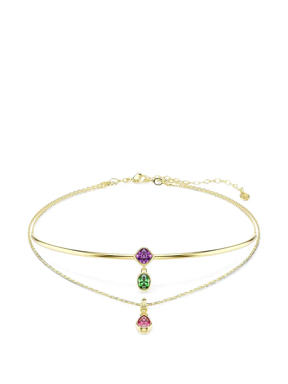 Swarovski Imber crystal-embellished layered necklace - Gold