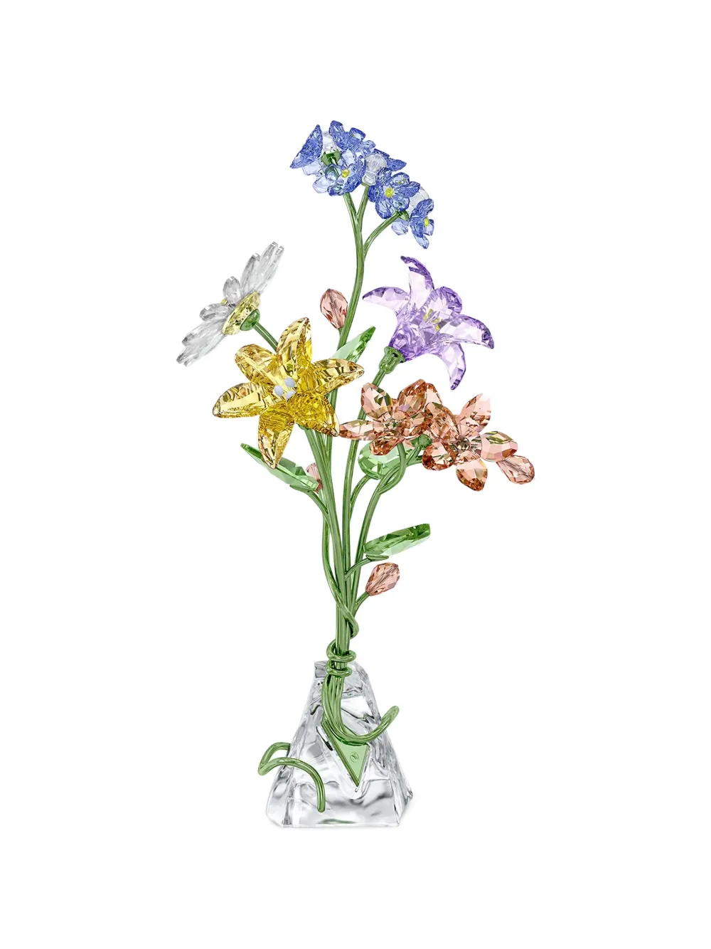 Swarovski floral-motif ornament - Verde