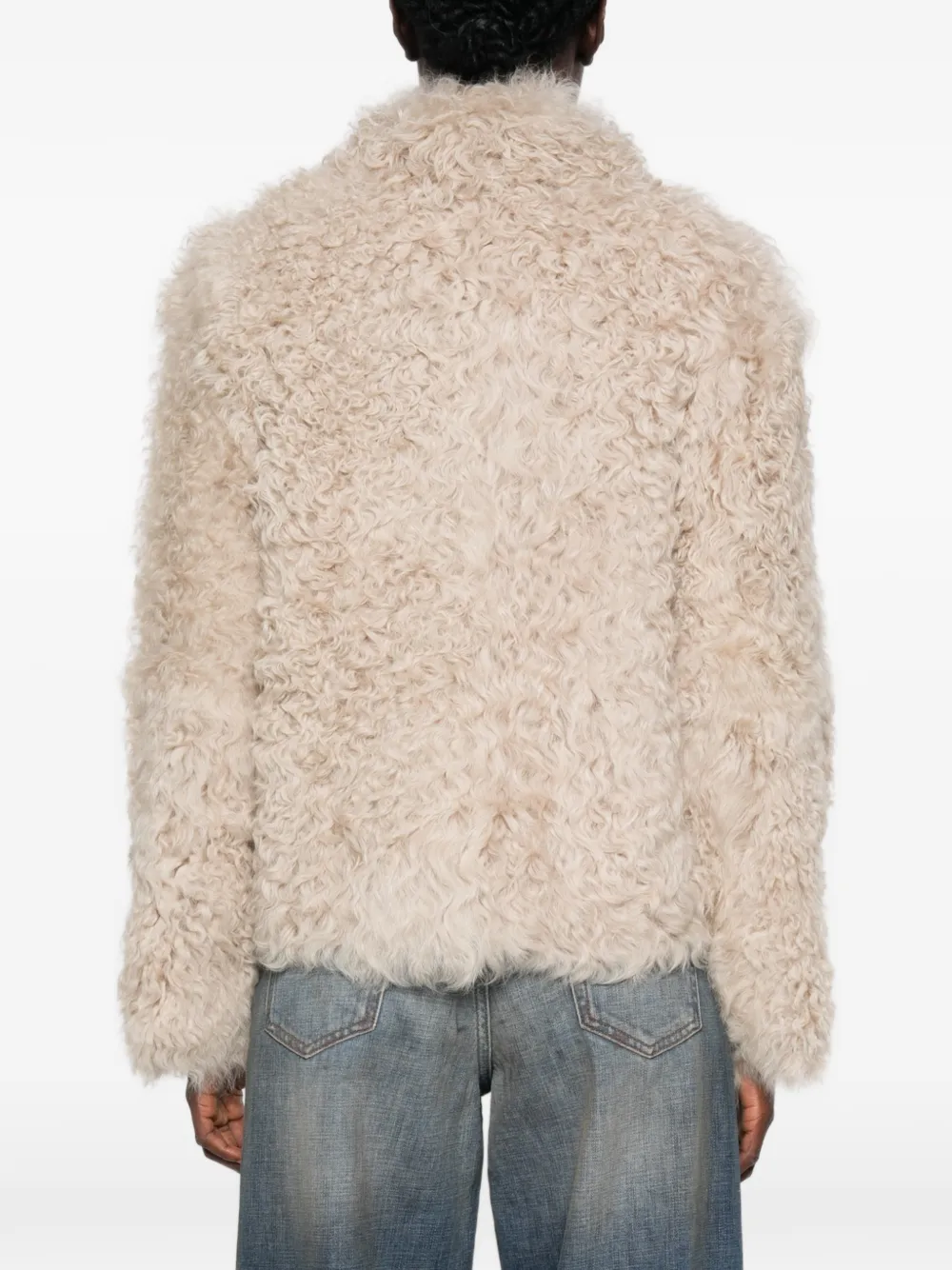 Suprema Omkeerbare lammy coat Beige