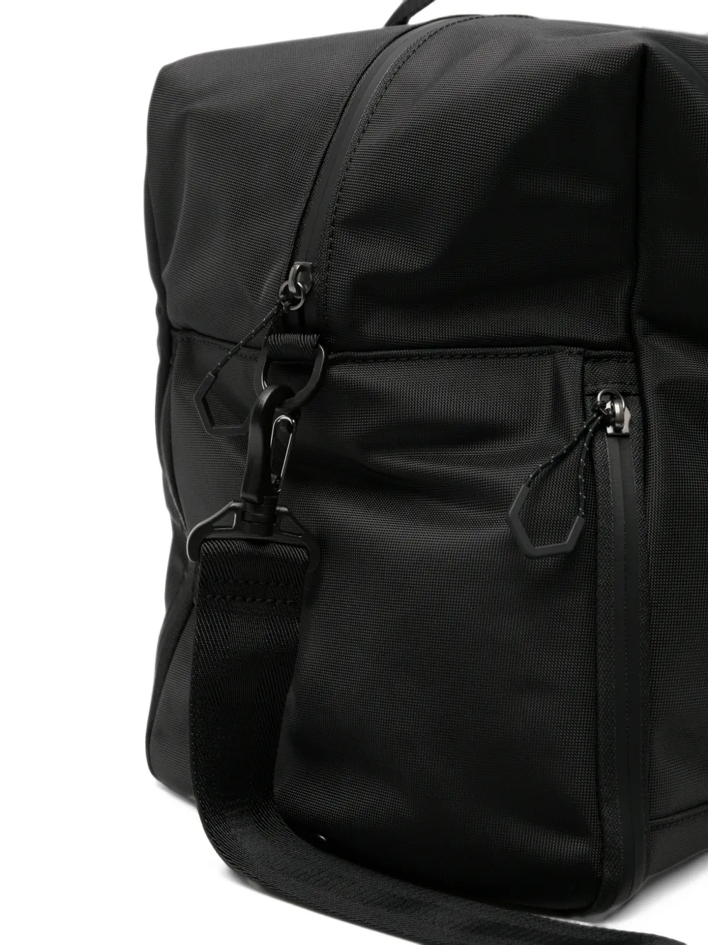 BOSS Stenson logo-print holdall Zwart