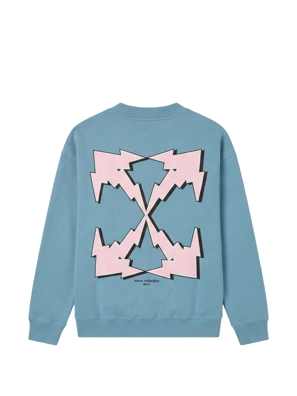 Off-White logo-print sweatshirt Blauw