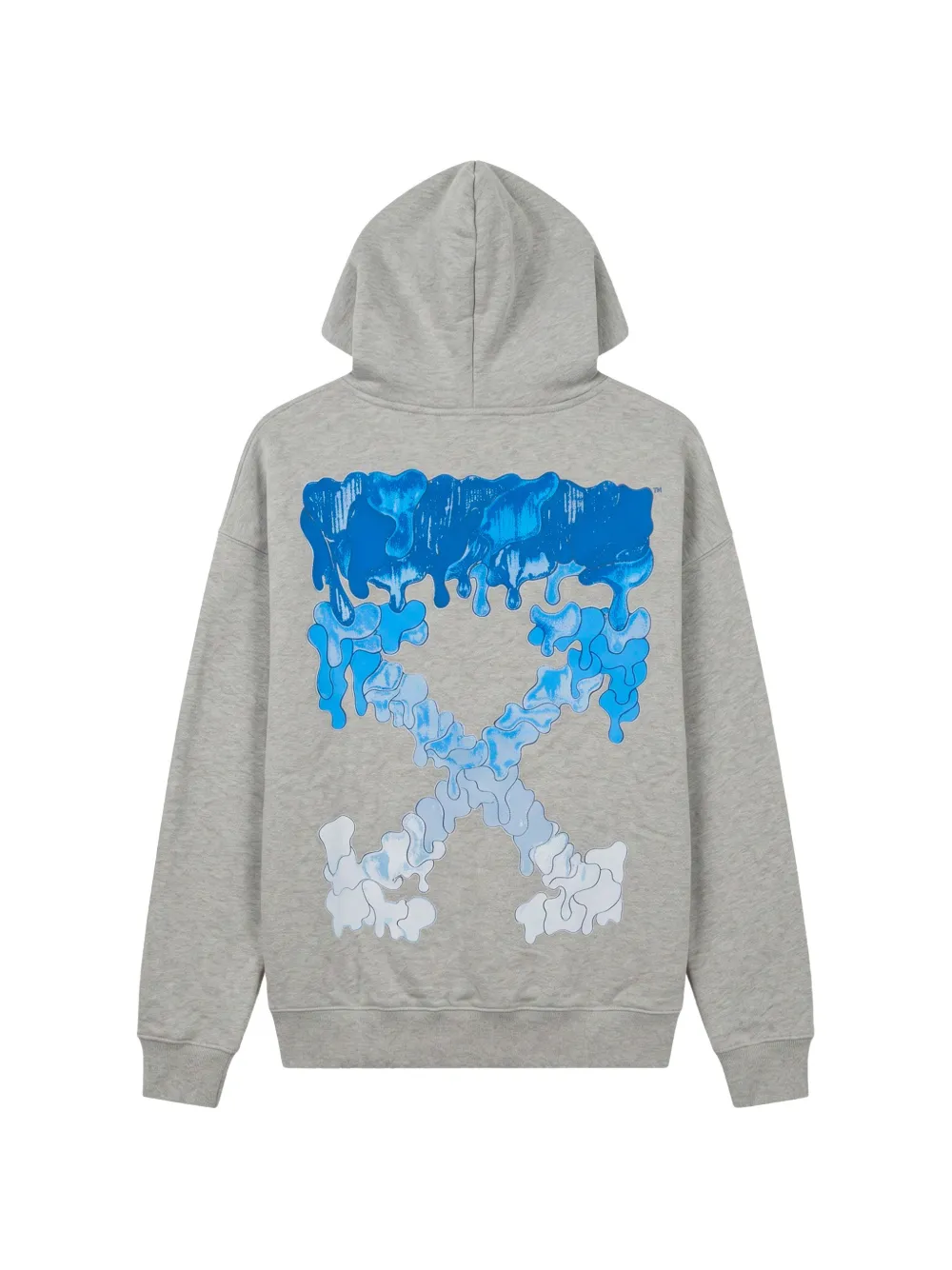 Off-White Arrows-print hoodie Grijs