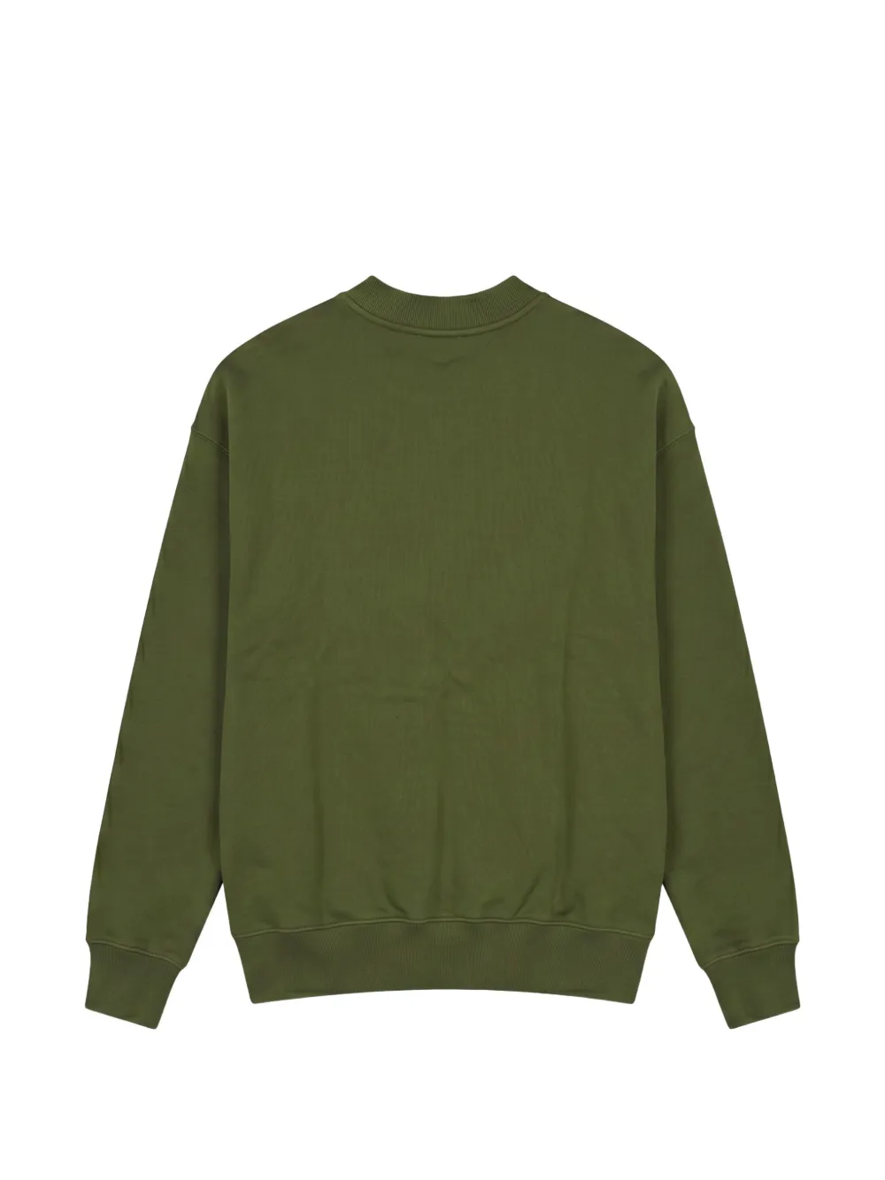 Off-White logo-print sweatshirt Groen