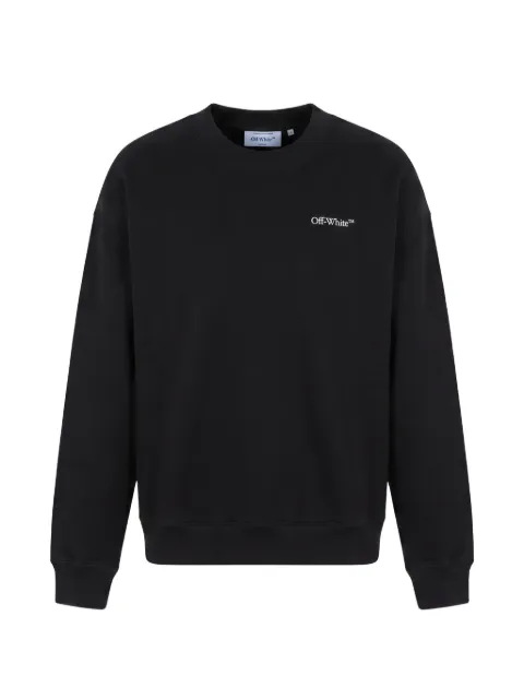 Off-White Arrows-print embroidered sweatshirt