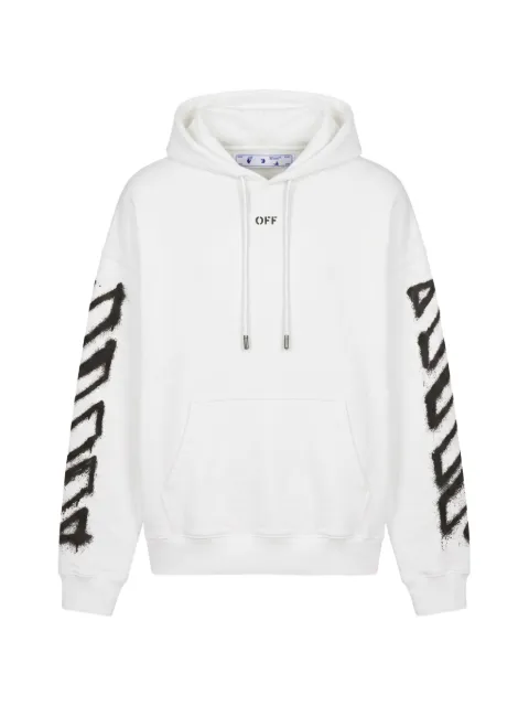 Off-White spray-effect Arrows hoodie