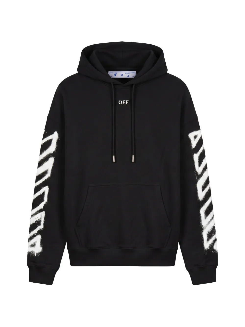 Off-White Arrows spray-effect hoodie - Black