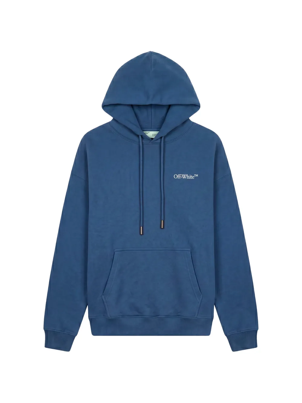 Off-White Arrows-print drawstring hoodie - Blue