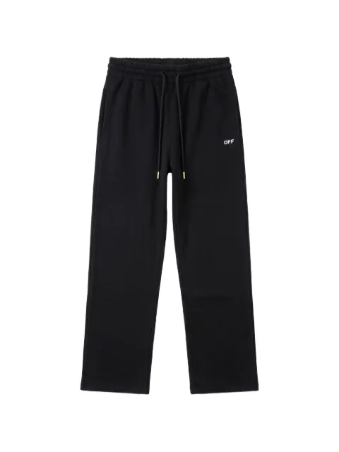 Off-White logo-print drawstring track pants