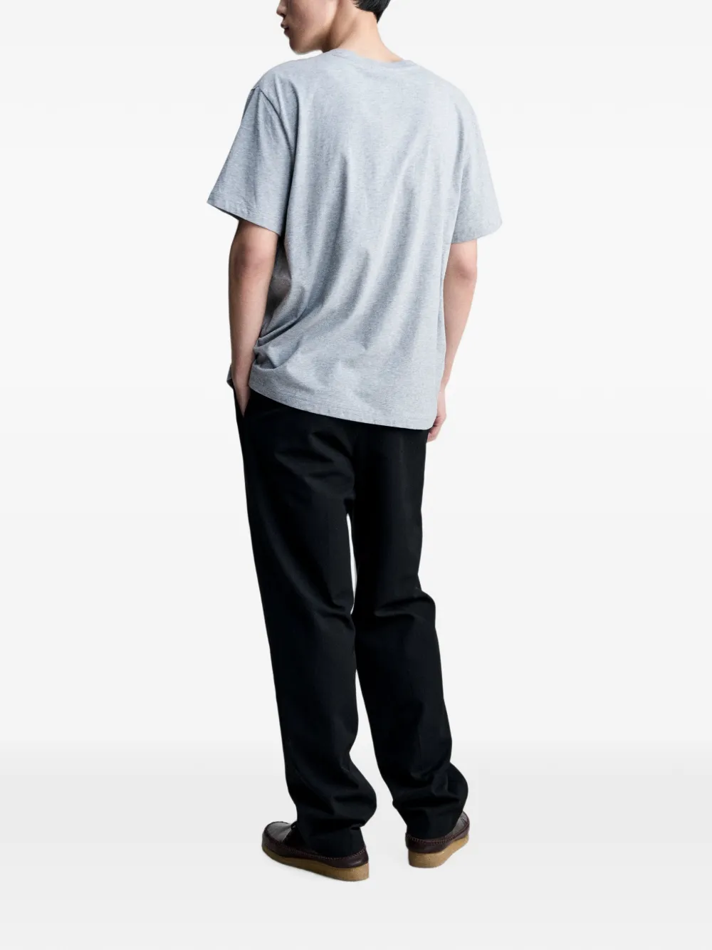 A.P.C. Transmission grafische print T-shirt Grijs