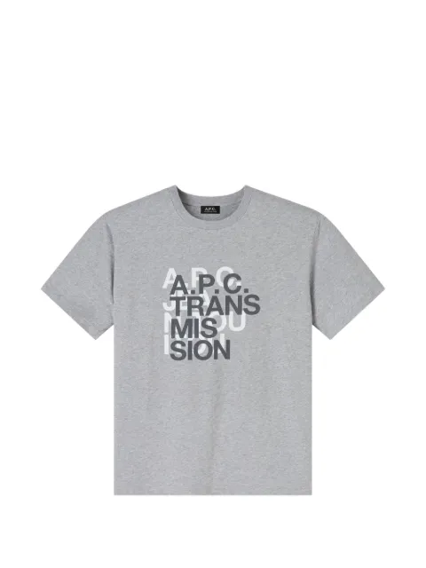 A.P.C. t-shirt Transmission à imprimé graphique