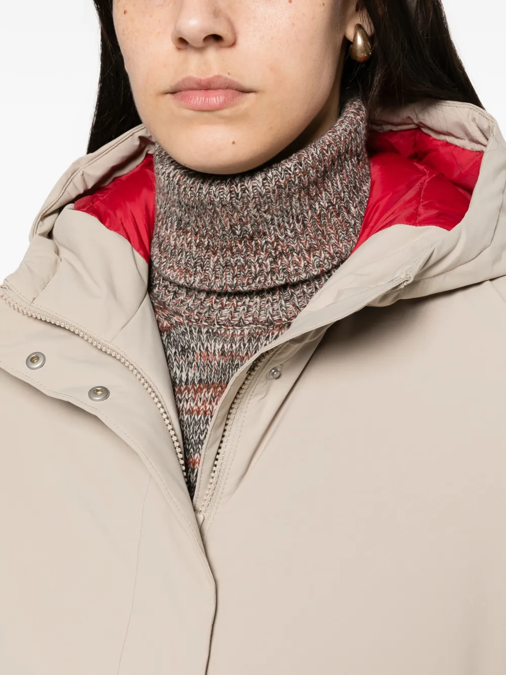Save The Duck Rosalie jas met capuchon Beige