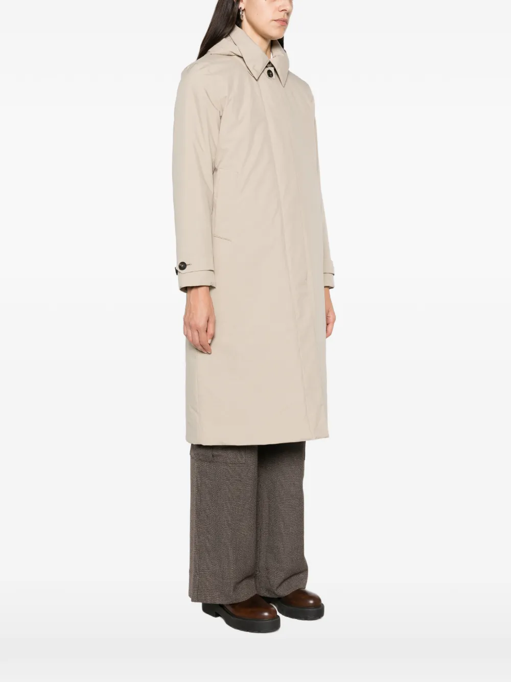 Save The Duck Blanca jas met capuchon Beige