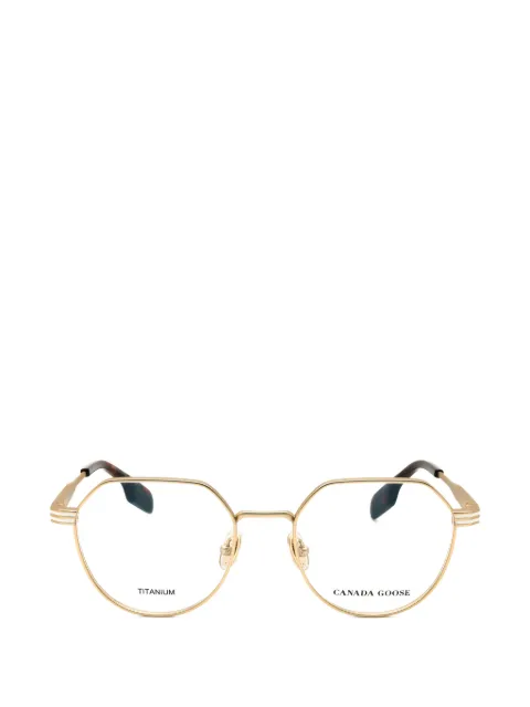 Canada Goose geometric-frame titanium glasses