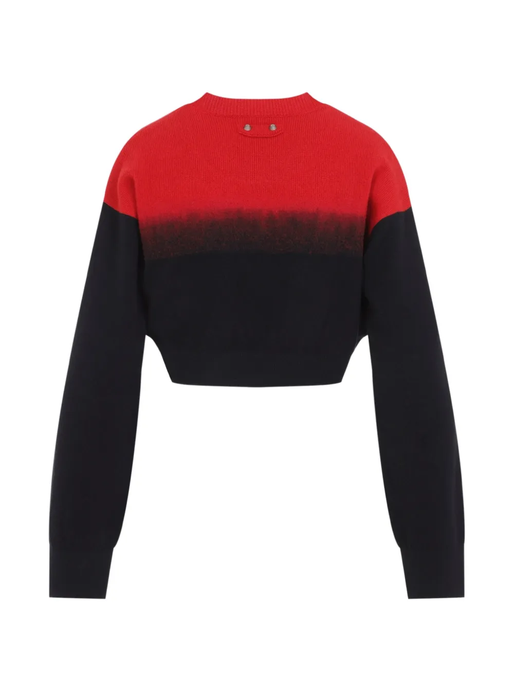 Balenciaga Degradé cropped trui Zwart