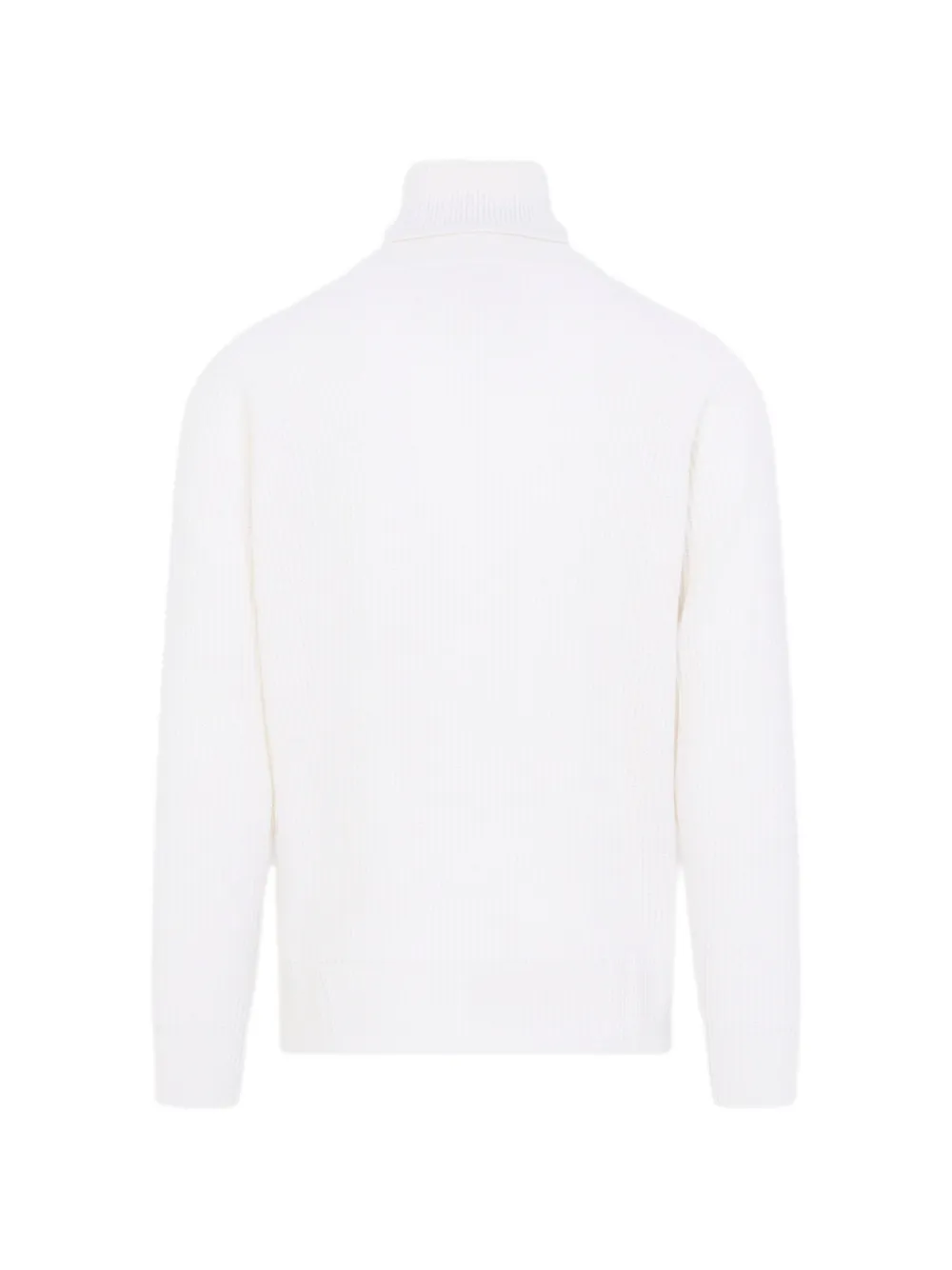 Canali Geribbelde coltrui Wit