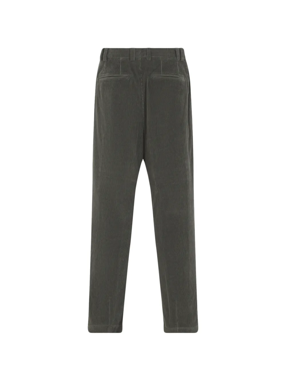 Canali Ribfluwelen broek Groen