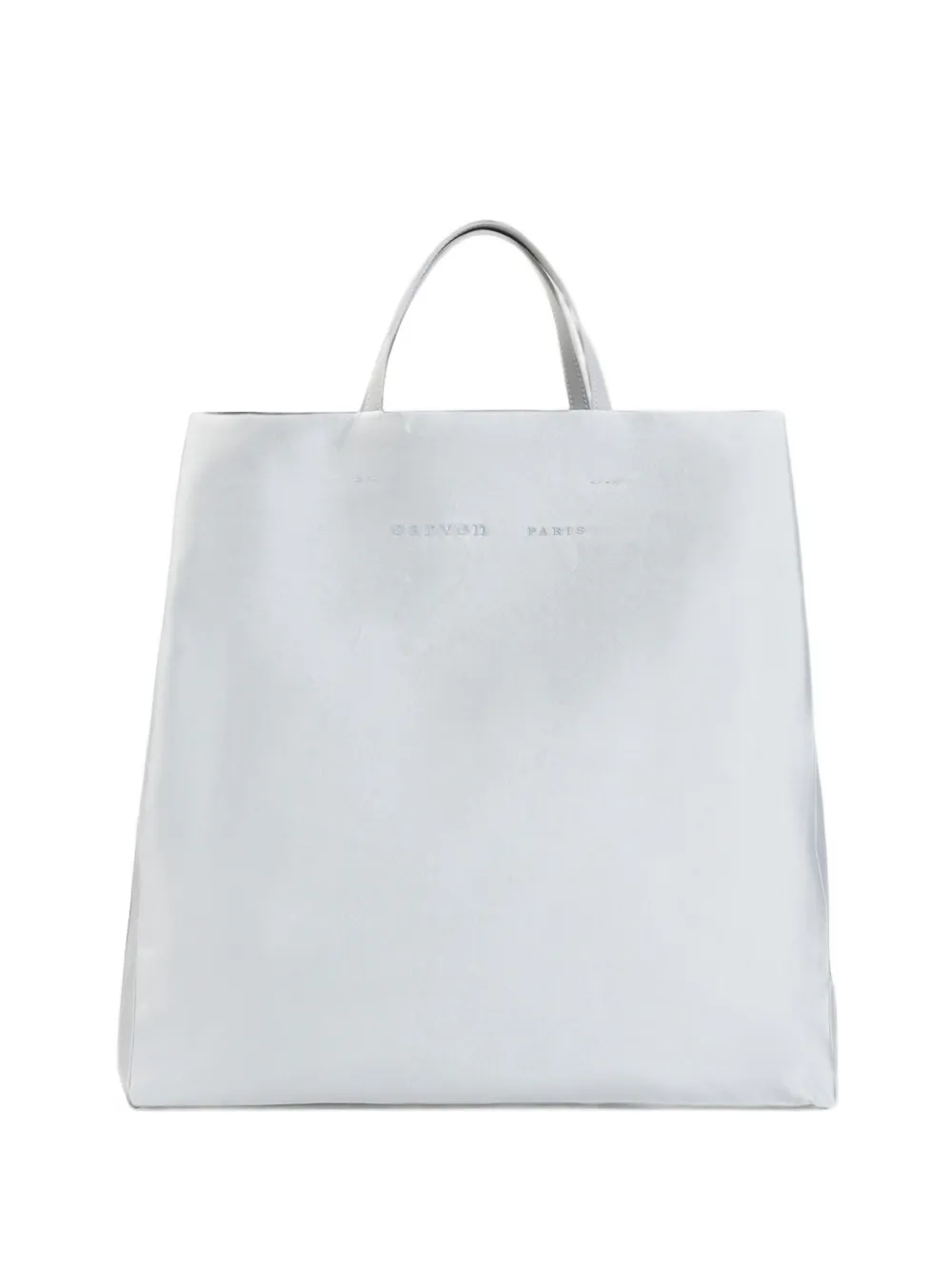Carven Jeanne Logo-embroidered Tote Bag in White