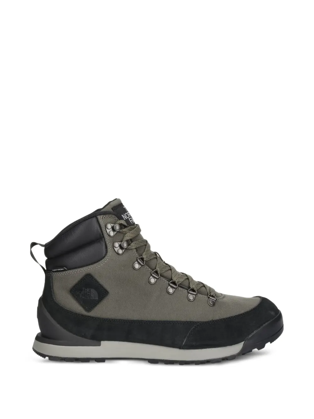 The North Face panelled lace-up hiking boots - Verde
