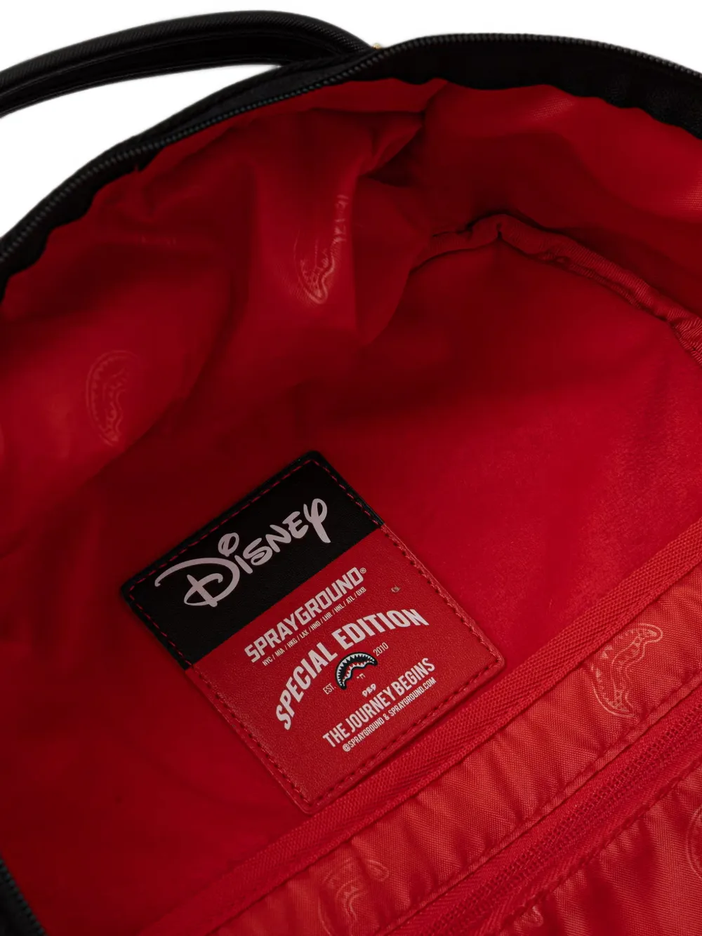Sprayground Geruite rugzak met Disney-personage-print Bruin