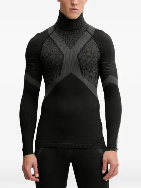 Viking Fusion patterned high-neck top and leggins base layer set 