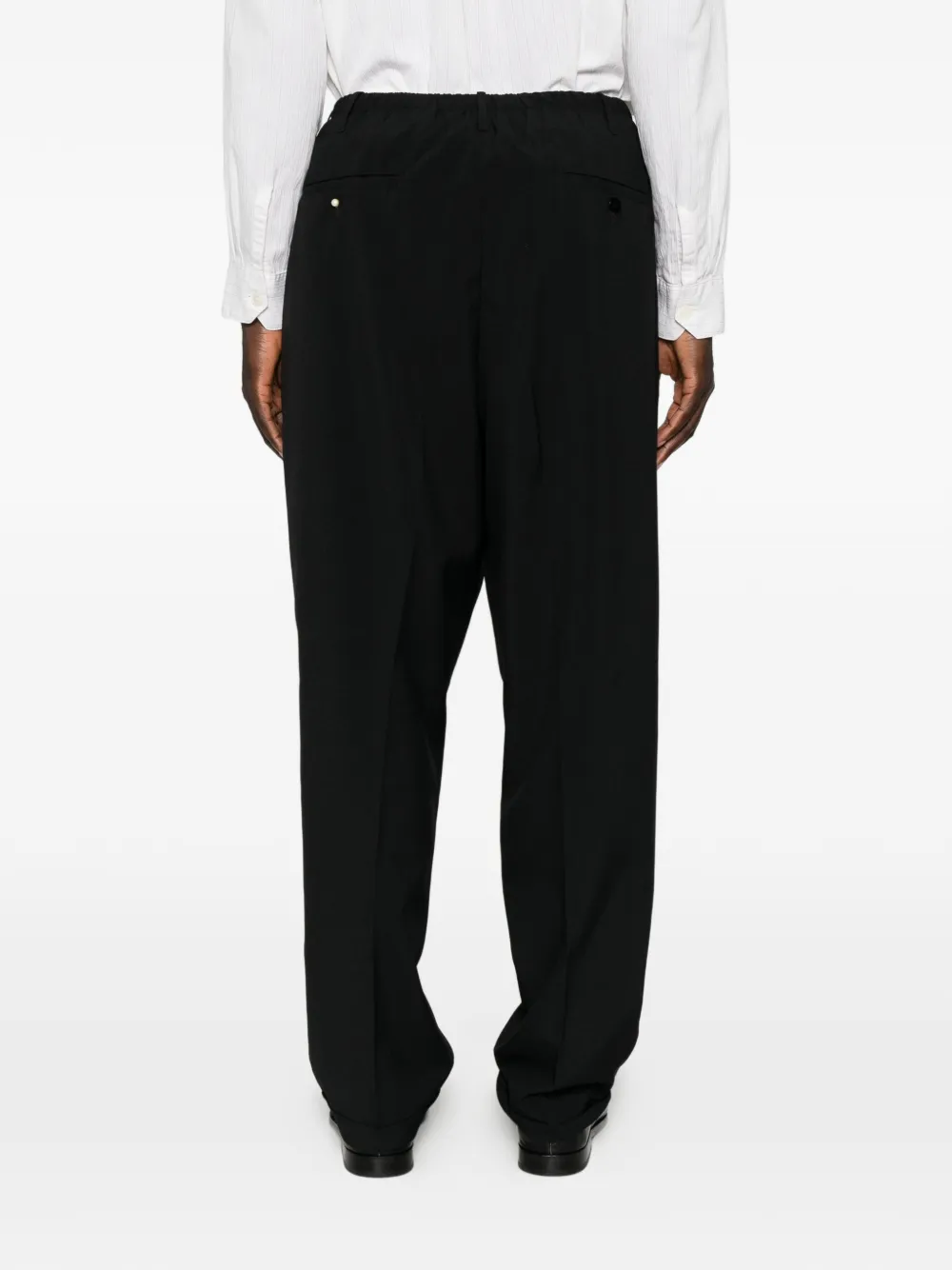 Magliano Plooibroek met elastische tailleband Zwart
