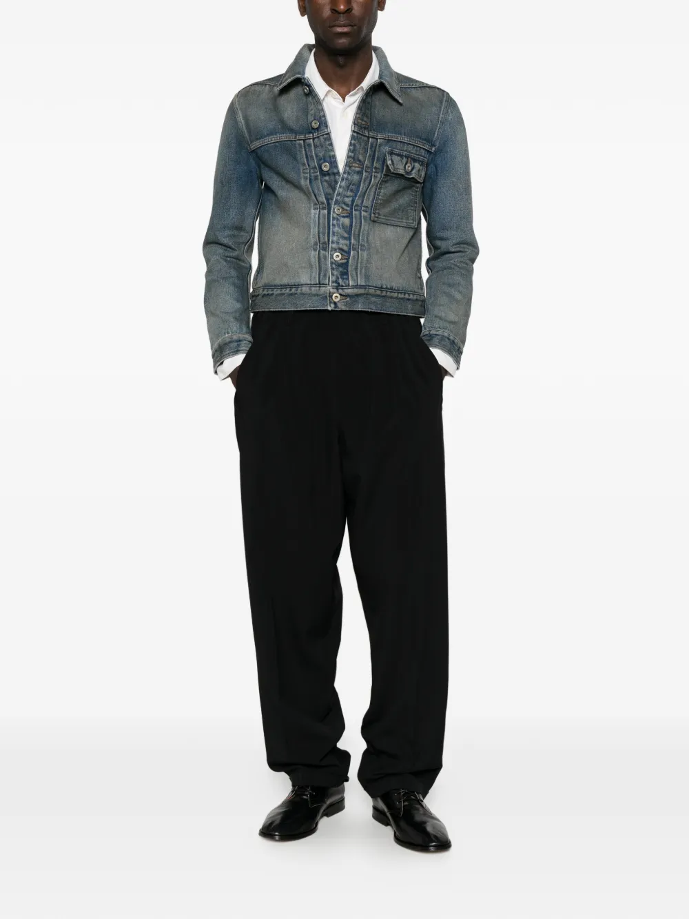 Magliano Plooibroek met elastische tailleband Zwart