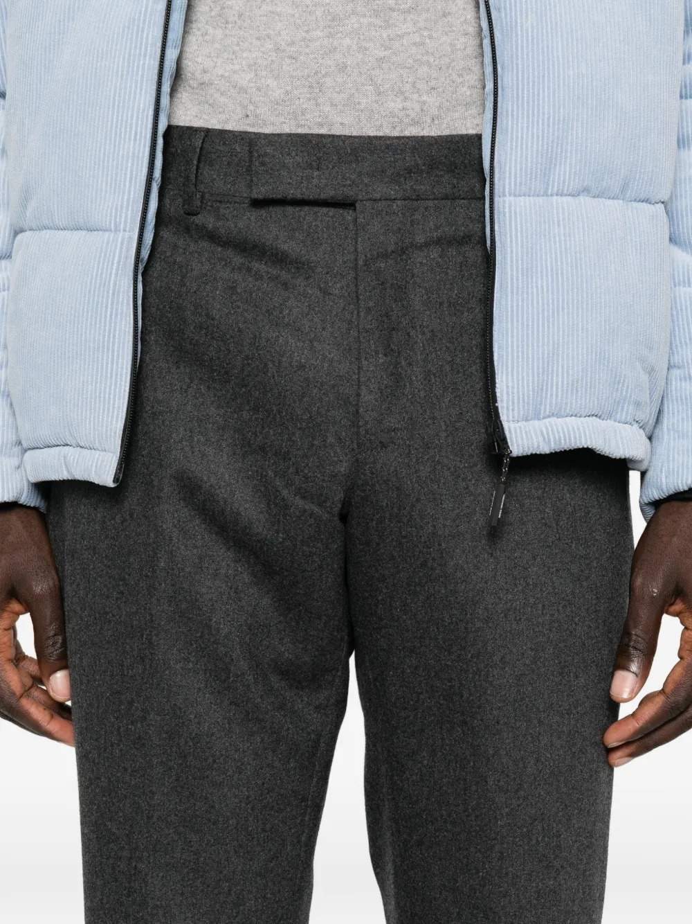 PT Torino Geplooide pantalon Grijs