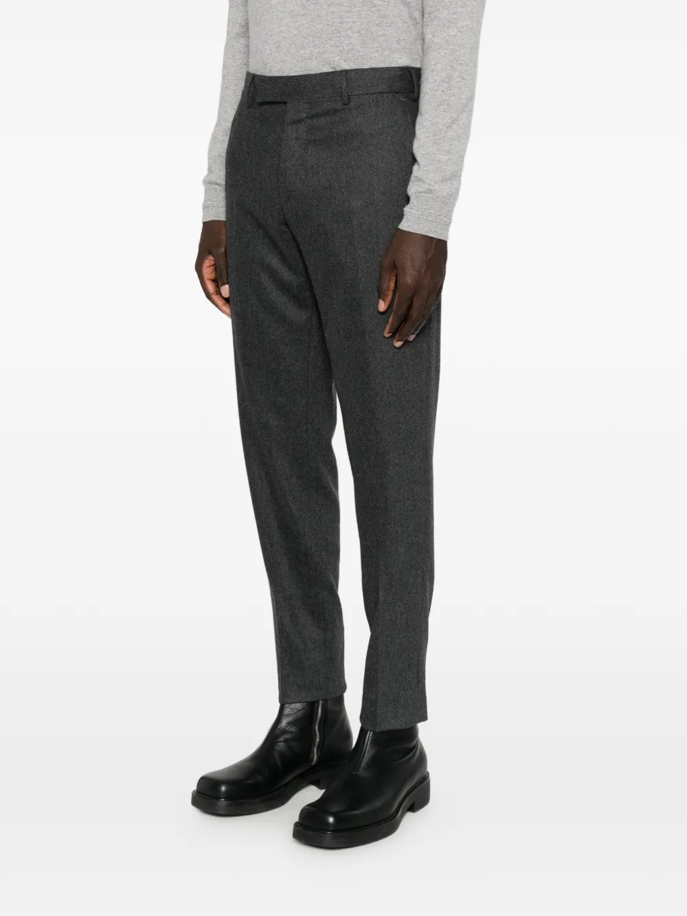 PT Torino Geplooide pantalon Grijs