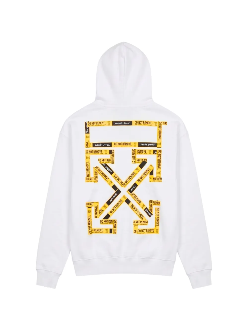 Off-White Arrows-print hoodie Wit