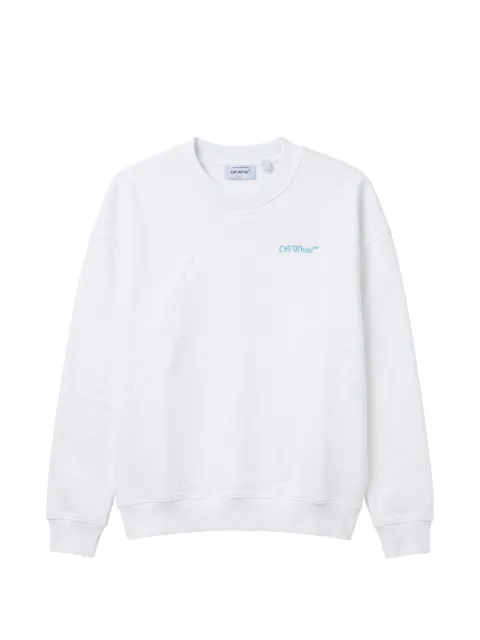 Off-White Arrows-print cotton sweatshirt
