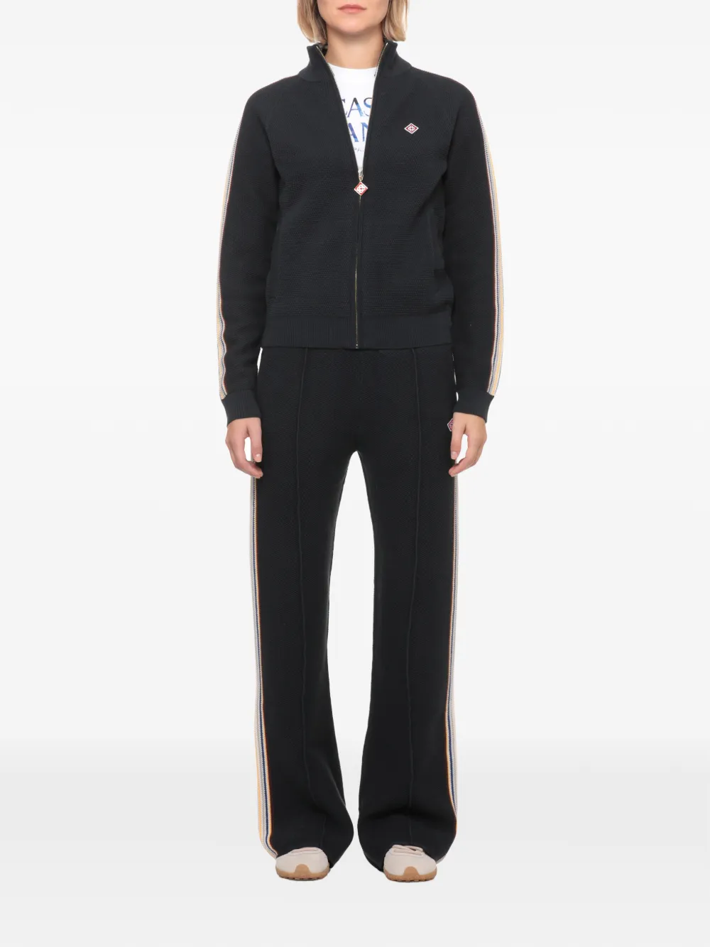 Casablanca Café Culture side-stripe track pants Blauw
