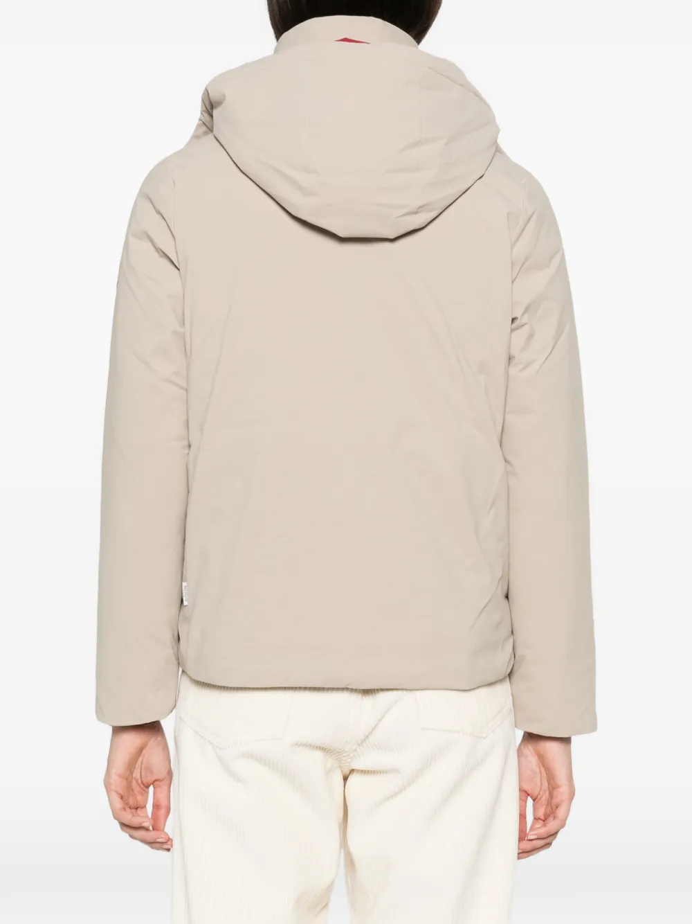 Save The Duck Portia jack met capuchon Beige