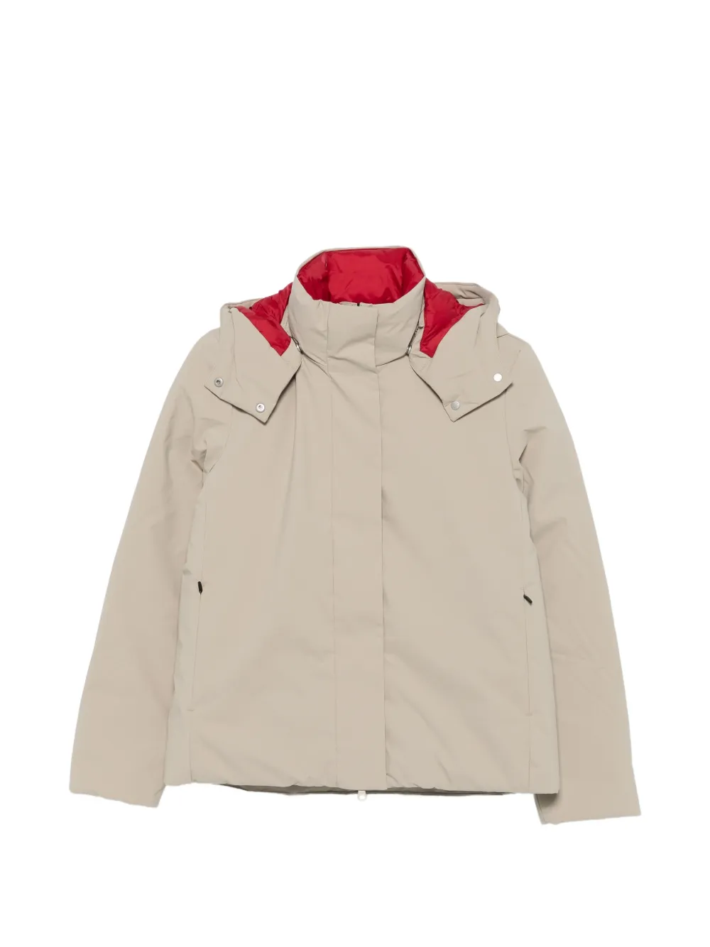 Save The Duck Portia jack met capuchon Beige