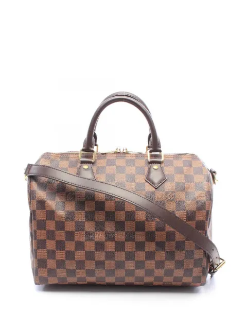 Louis Vuitton Pre-Owned 2014 Damier Ebene Speedy Bandouliere 30 satchel