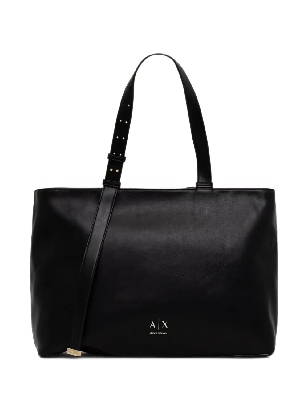 Armani Exchange buckle-straps tote bag - Nero