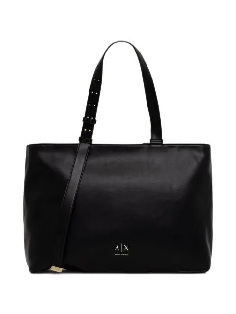 Armani Exchange buckle-straps tote bag