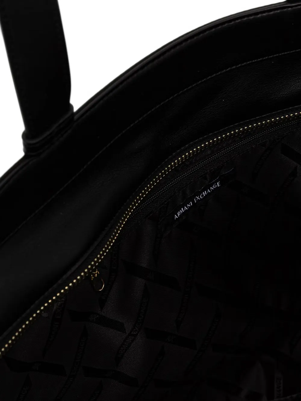 Armani Exchange Shopper met gespbanden Zwart